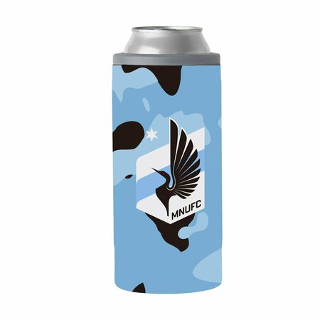 LOGO BRANDS Minnesota United 12oz Camo Slim Can Coolie 924-S12C-X15